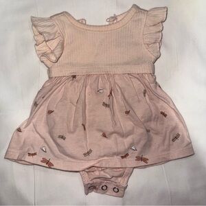 Pink Ruffled Baby Dress